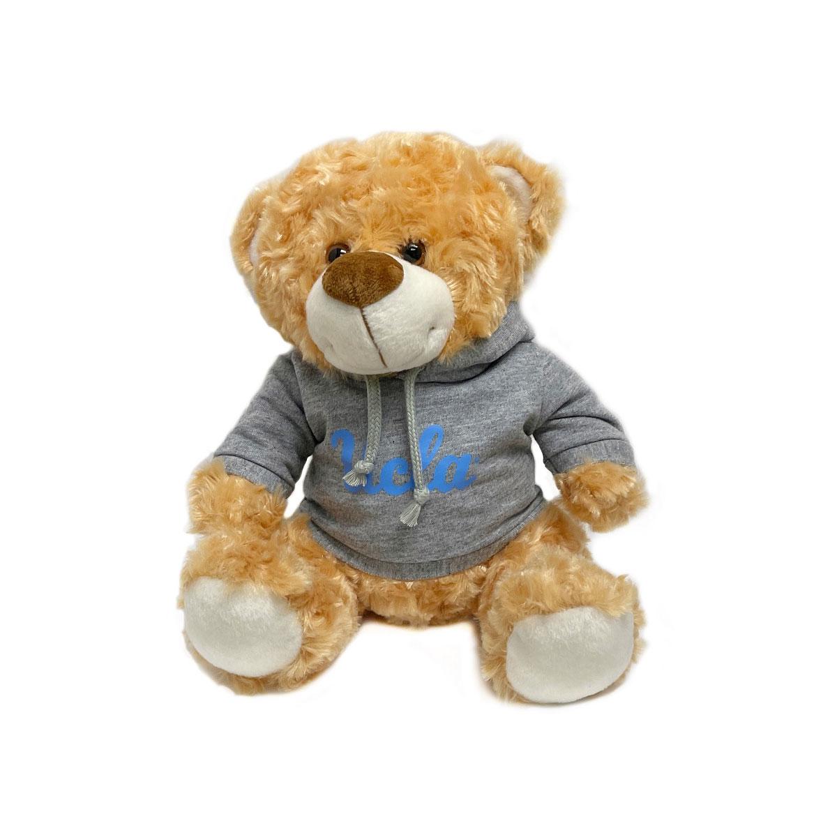 UCLA Grey Hoodie Bear